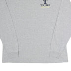 CHAMPION Mens Grey Trine Thunder Graphic Long Sleeve Crew Neck XL Cotton T-Shirt