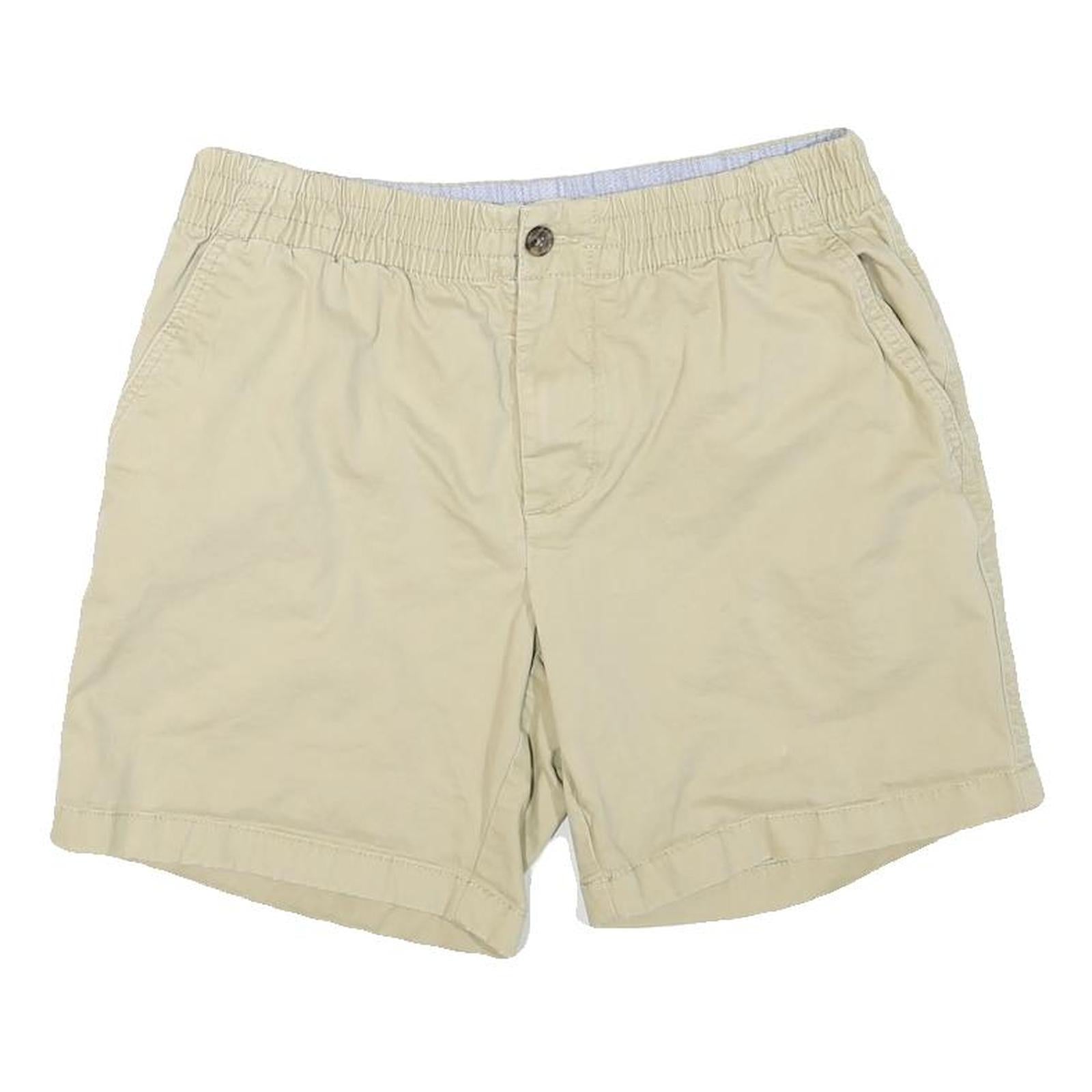 TOMMY HILFIGER Mens Shorts Beige Casual Plain M W30 Elastic Waistband