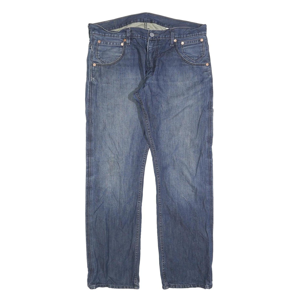 LEVI'S 514 Classic Mens Jeans Blue Classic Straight Denim Medium W36 L32 Zip