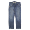 LEVI'S 514 Classic Mens Jeans Blue Classic Straight Denim Medium W36 L32 Zip