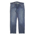 LEVI'S 514 Classic Mens Jeans Blue Classic Straight Denim Medium W36 L32 Zip