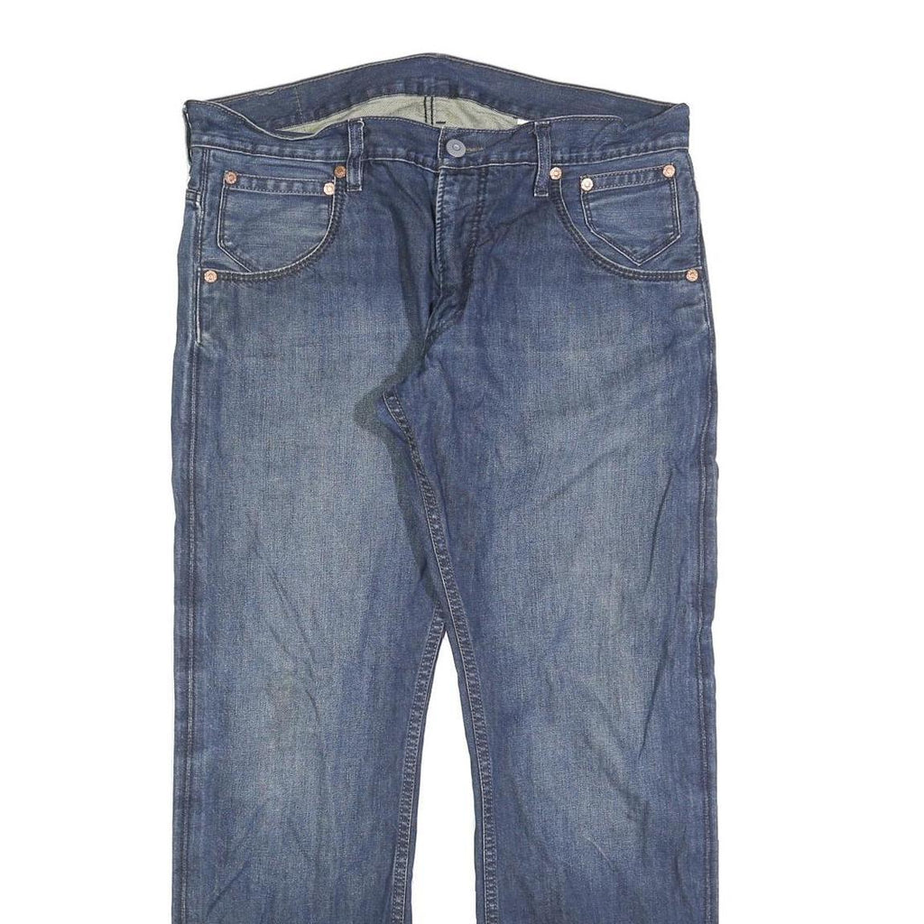 LEVI'S 514 Classic Mens Jeans Blue Classic Straight Denim Medium W36 L32 Zip