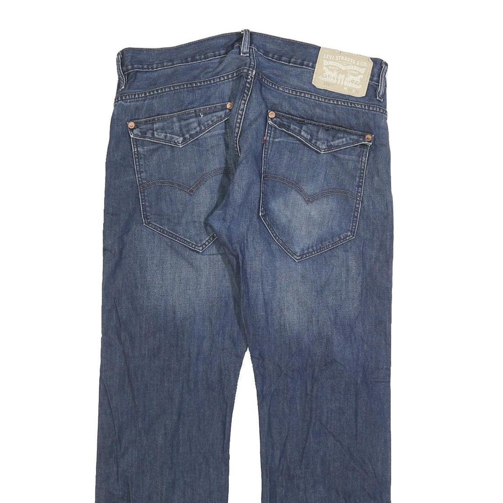 LEVI'S 514 Classic Mens Jeans Blue Classic Straight Denim Medium W36 L32 Zip