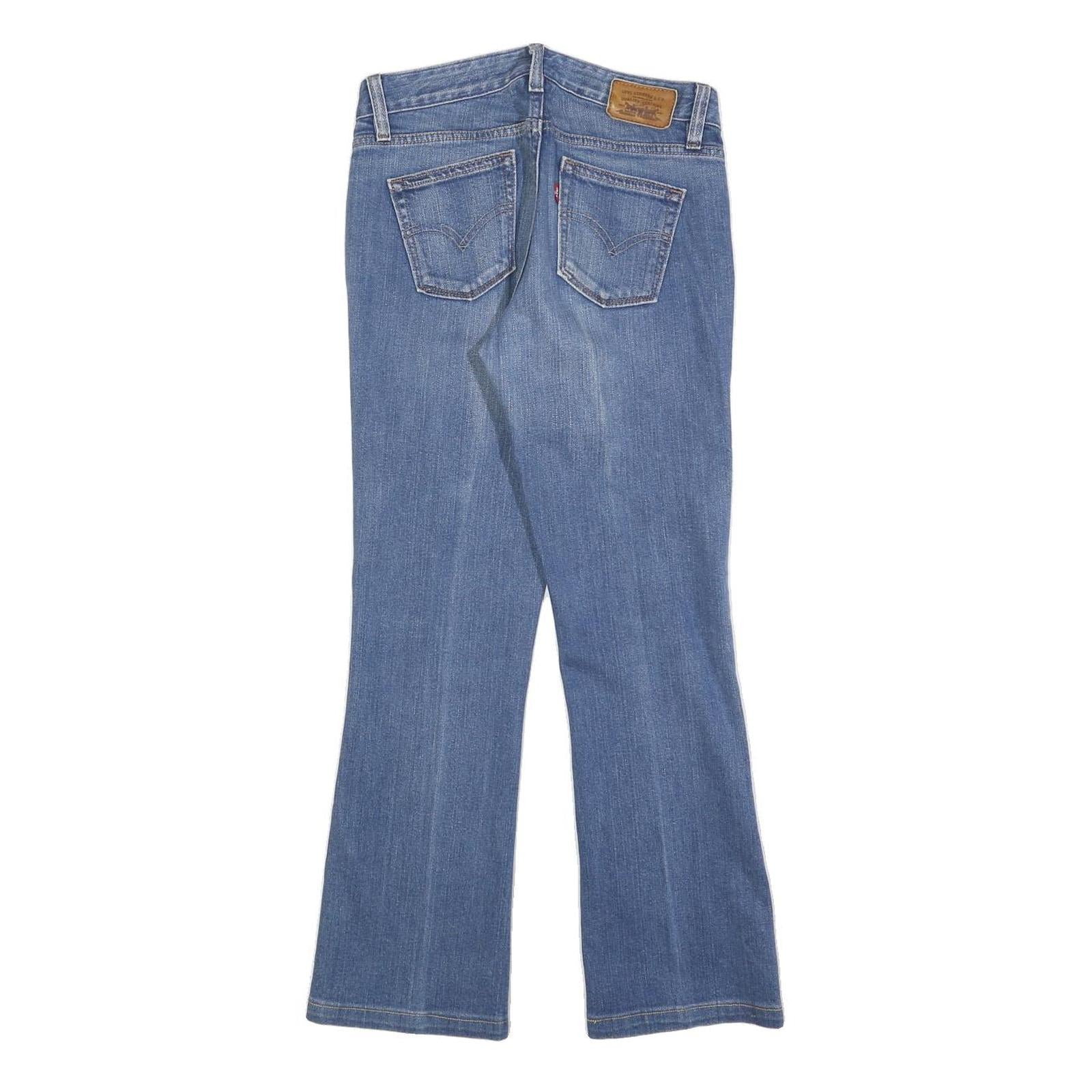 LEVI'S 553 Womens Jeans Blue Regular Bootcut Denim Medium W25 L26 Classic Fit