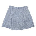 GAP Womens Blue Floral Mini Cotton Blend Skirt UK 6 Lightweight Comfortable