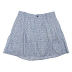 GAP Womens Blue Floral Mini Cotton Blend Skirt UK 6 Lightweight Comfortable