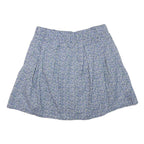 GAP Womens Blue Floral Mini Cotton Blend Skirt UK 6 Lightweight Comfortable
