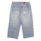 SVT Mens Shorts Blue Casual Denim L W30 Cotton Blend Comfortable Relaxed Fit