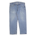 LEVI'S 505 Mens Jeans Blue Regular Straight Denim Medium W38 L29 Classic Fit Zip