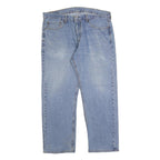 LEVI'S 505 Mens Jeans Blue Regular Straight Denim Medium W38 L29 Classic Fit Zip