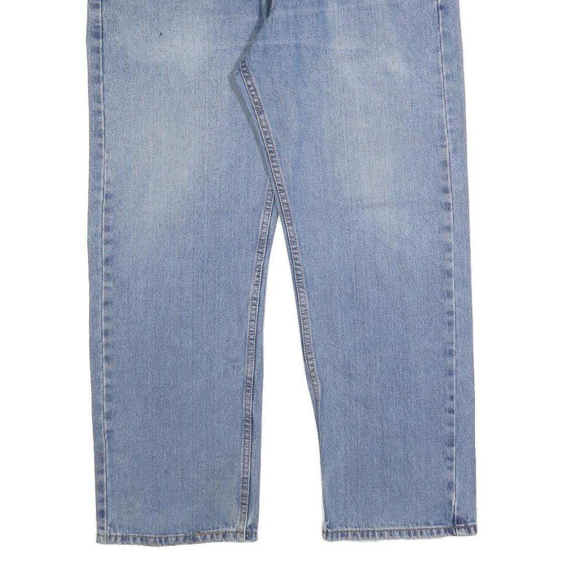 LEVI'S 505 Mens Jeans Blue Regular Straight Denim Medium W38 L29 Classic Fit Zip