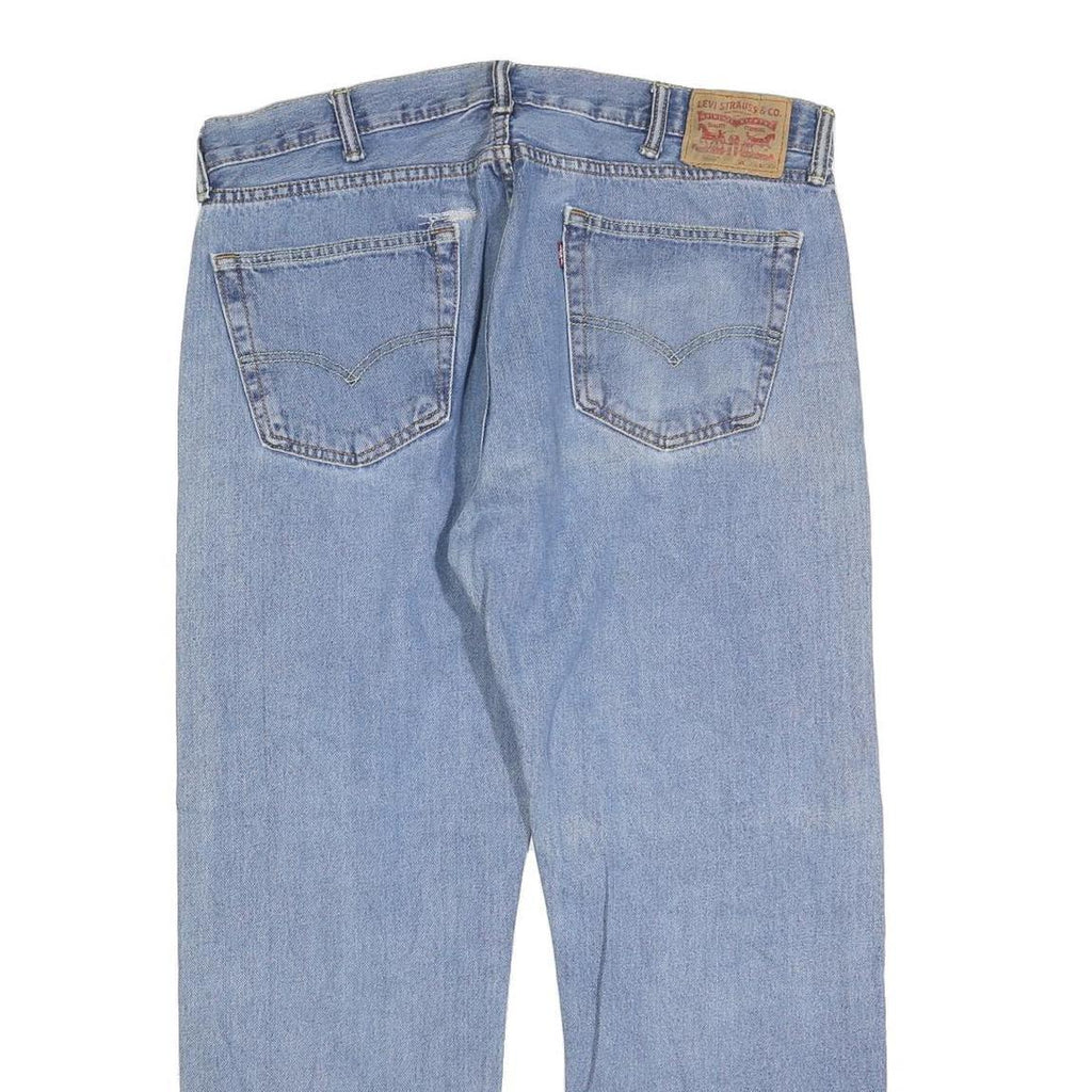 LEVI'S 505 Mens Jeans Blue Regular Straight Denim Medium W38 L29 Classic Fit Zip