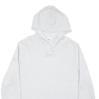 REEBOK Mens White Pullover XL Hoodie Cotton Blend Casual Sweatshirt