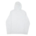 REEBOK Mens White Pullover XL Hoodie Cotton Blend Casual Sweatshirt