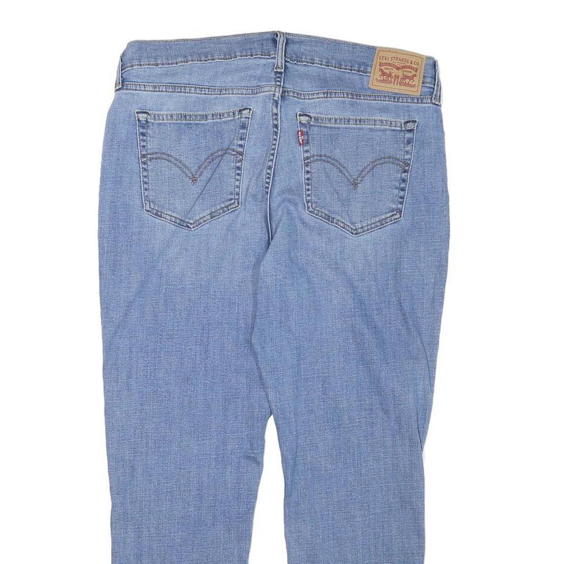 LEVI'S Womens Jeans Blue Relaxed Straight Denim Medium W32 L26 Classic Zip