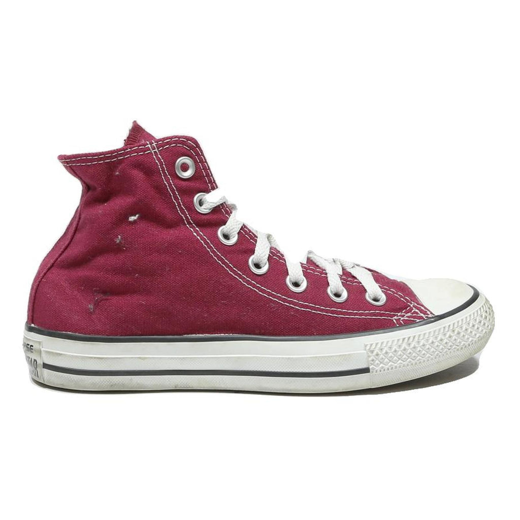 CONVERSE Chuck Taylor All Star Womens High Top Trainers Burgundy Canvas UK 4.5