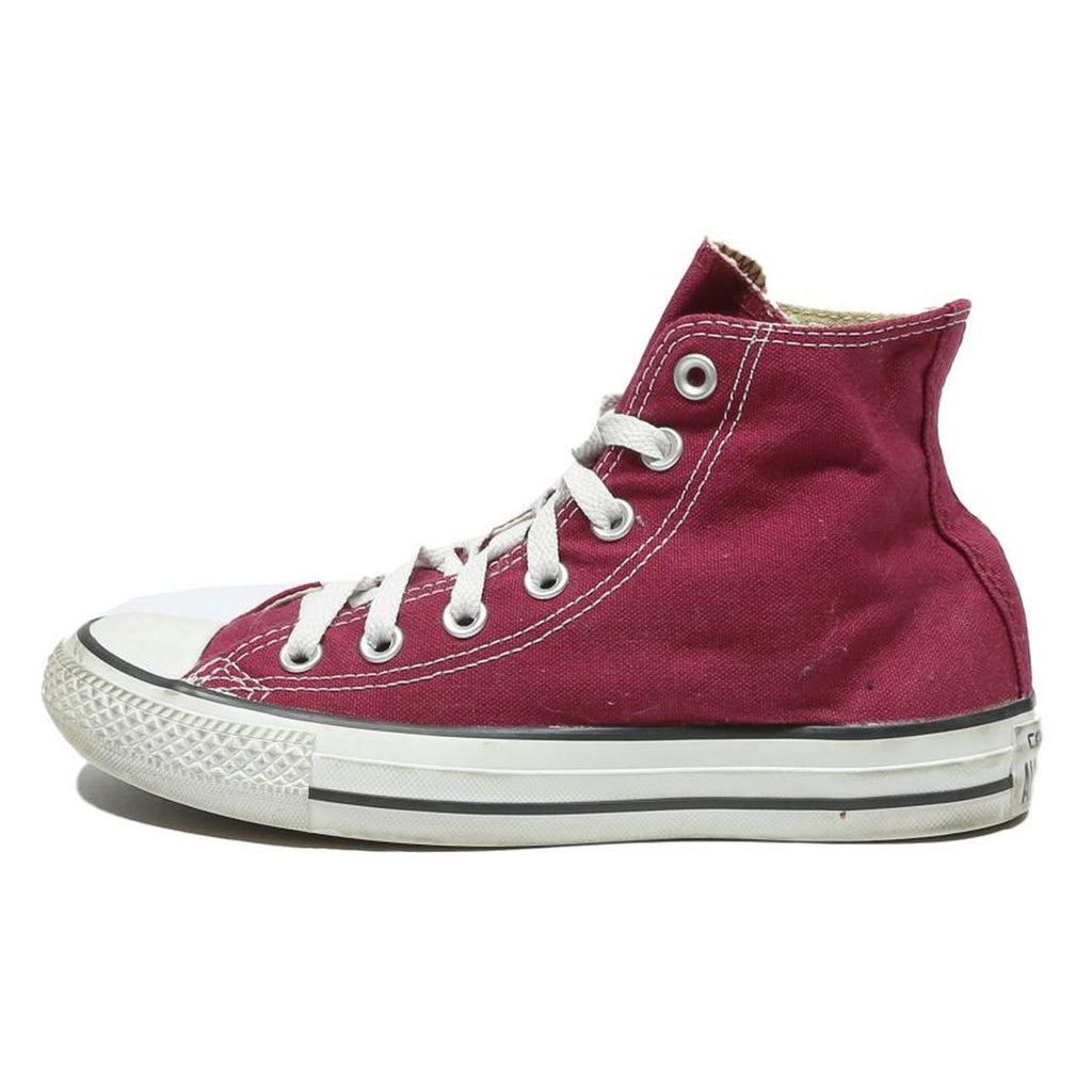 CONVERSE Chuck Taylor All Star Womens High Top Trainers Burgundy Canvas UK 4.5