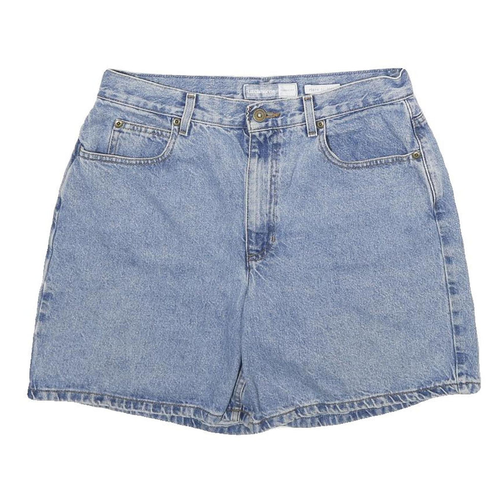 LIZ CLAIBORNE Womens Shorts Blue Denim Casual M W30 Cotton Summer Wear
