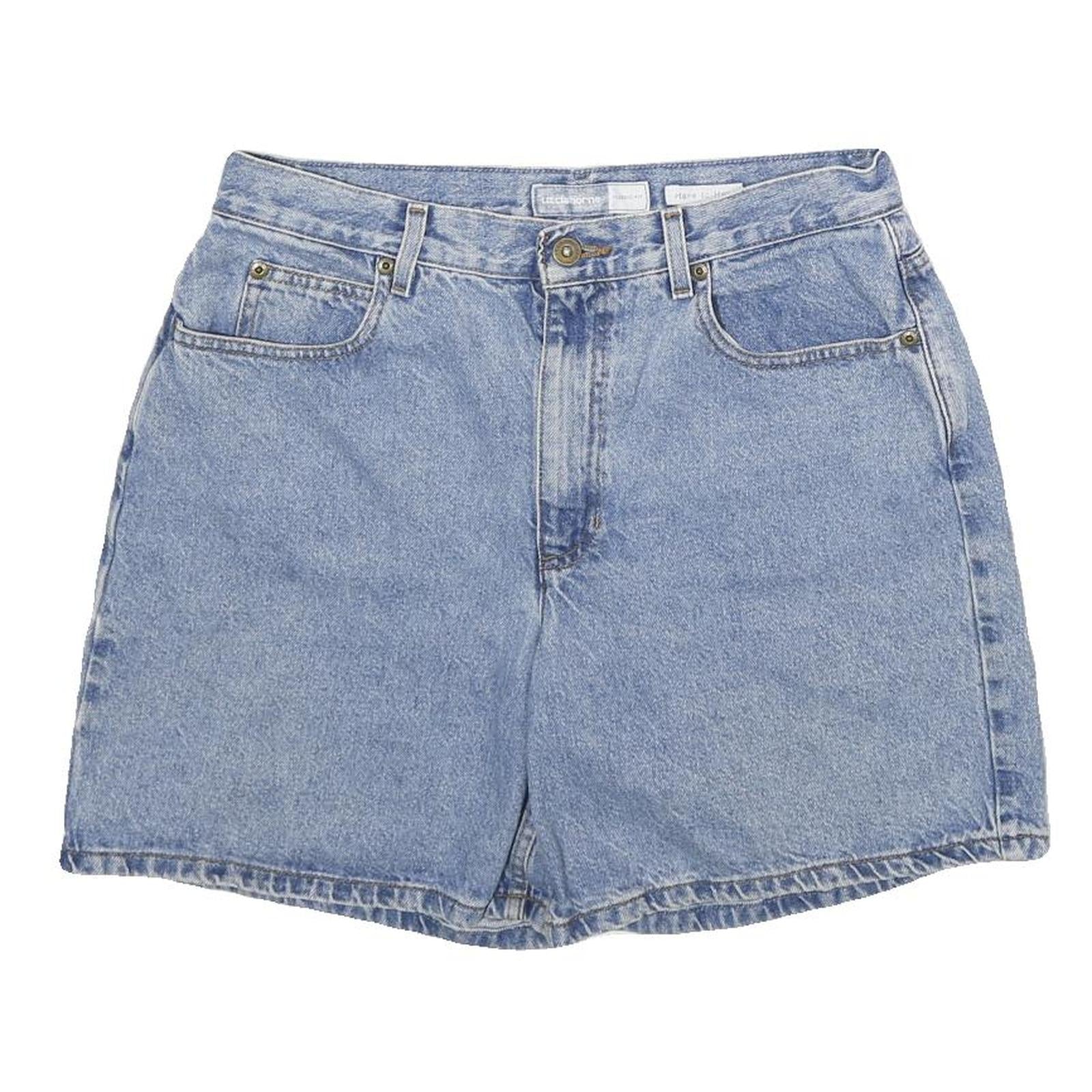 LIZ CLAIBORNE Womens Shorts Blue Denim Casual M W30 Cotton Summer Wear