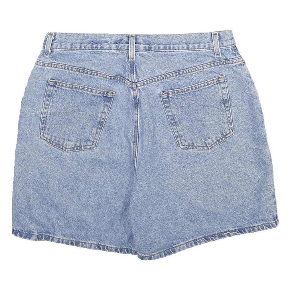 LIZ CLAIBORNE Womens Shorts Blue Denim Casual M W30 Cotton Summer Wear