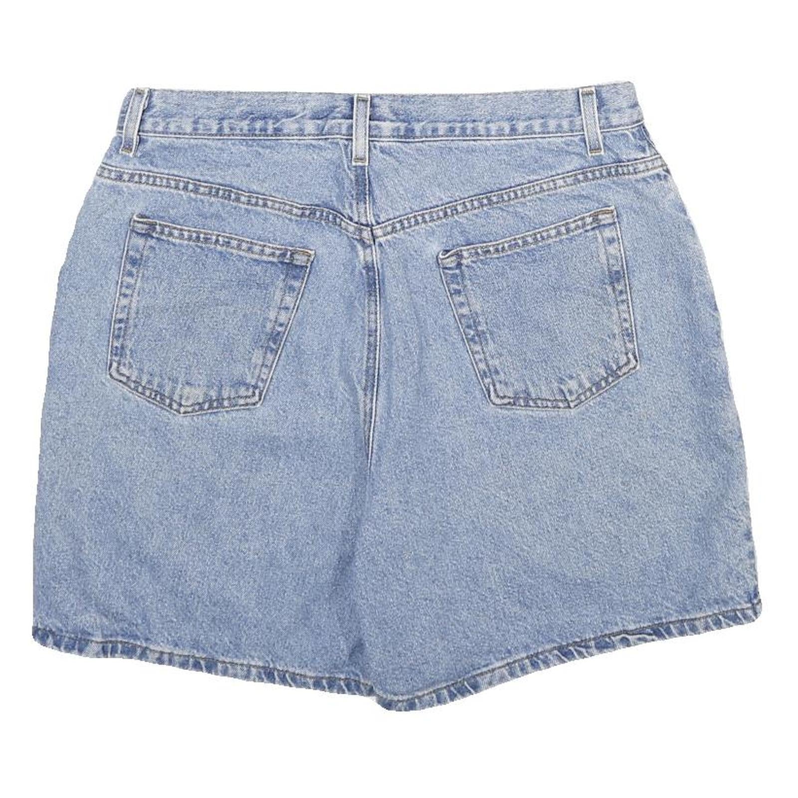 LIZ CLAIBORNE Womens Shorts Blue Denim Casual M W30 Cotton Summer Wear