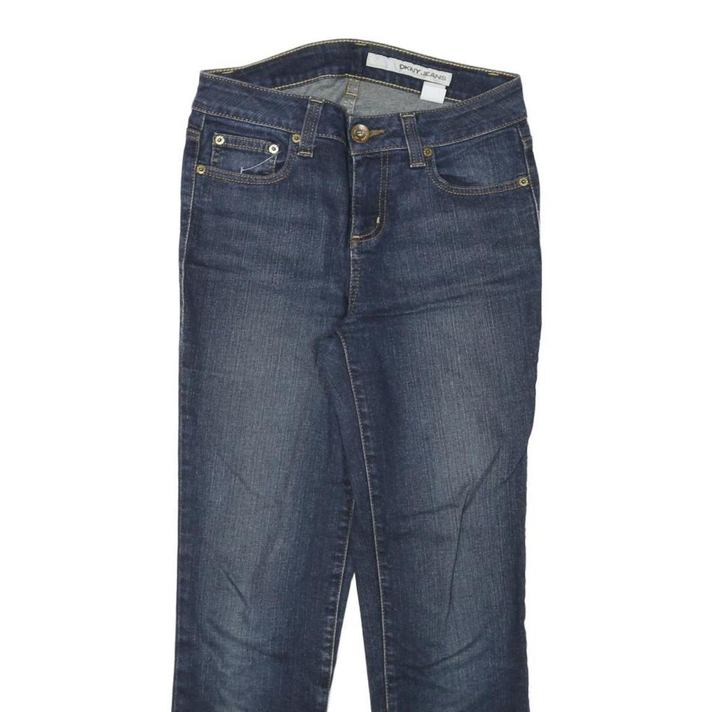 DKNY Womens Jeans Blue Regular Straight Denim Medium W28 L26 Classic Cotton