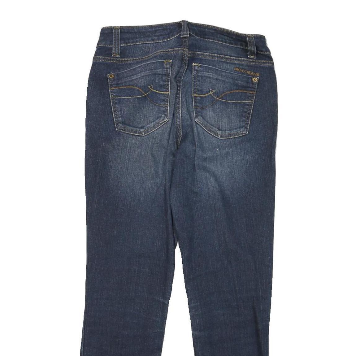 DKNY Womens Jeans Blue Regular Straight Denim Medium W28 L26 Classic Cotton