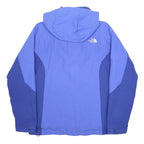 THE NORTH FACE Fleece Lined Womens Blue & Navy Hooded Jacket M Polyester Zip
