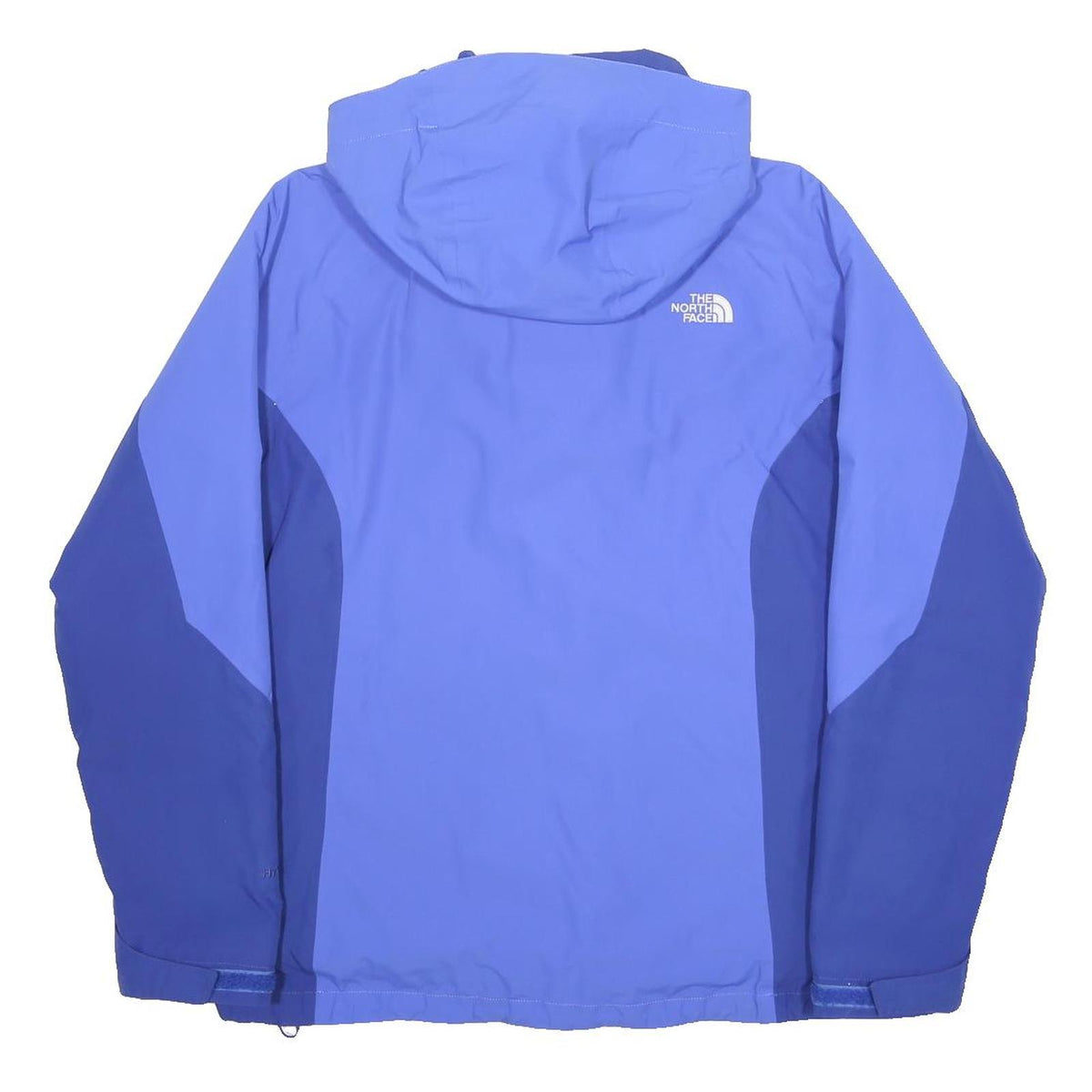 THE NORTH FACE Fleece Lined Womens Blue & Navy Hooded Jacket M Polyester Zip