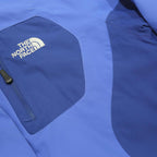 THE NORTH FACE Fleece Lined Womens Blue & Navy Hooded Jacket M Polyester Zip