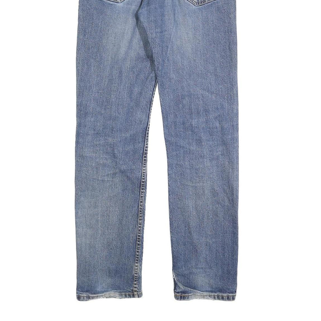 LEVI'S 505 Mens Jeans Blue Regular Straight Denim Medium W33 L34 Classic Fit Zip