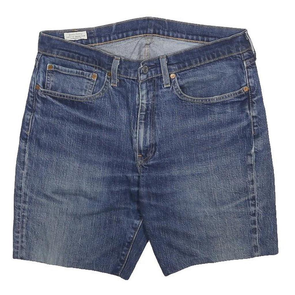 LEVI'S Mens Denim Blue Casual Shorts M W34 Classic Cotton Blend