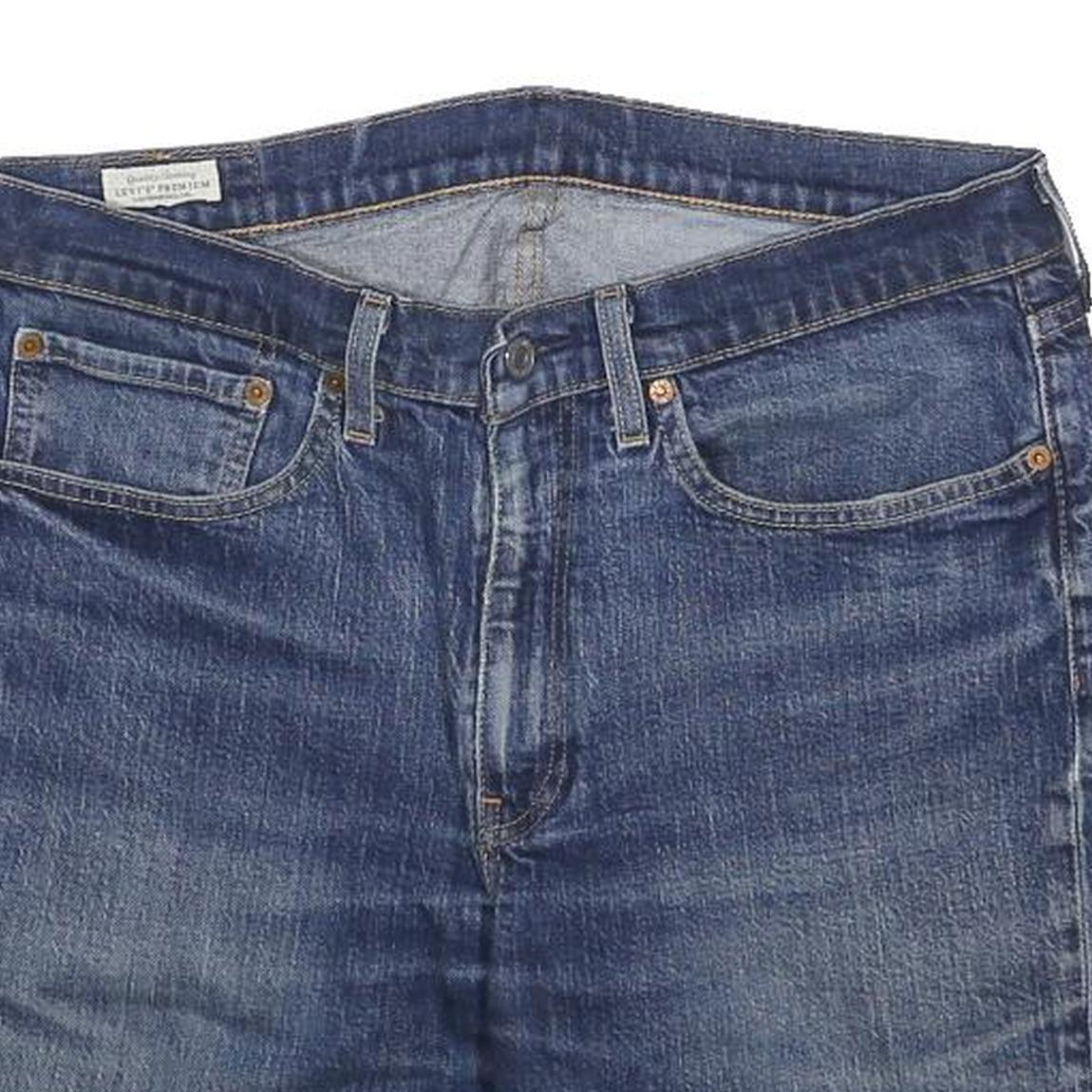 LEVI'S Mens Denim Blue Casual Shorts M W34 Classic Cotton Blend