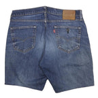 LEVI'S Mens Denim Blue Casual Shorts M W34 Classic Cotton Blend