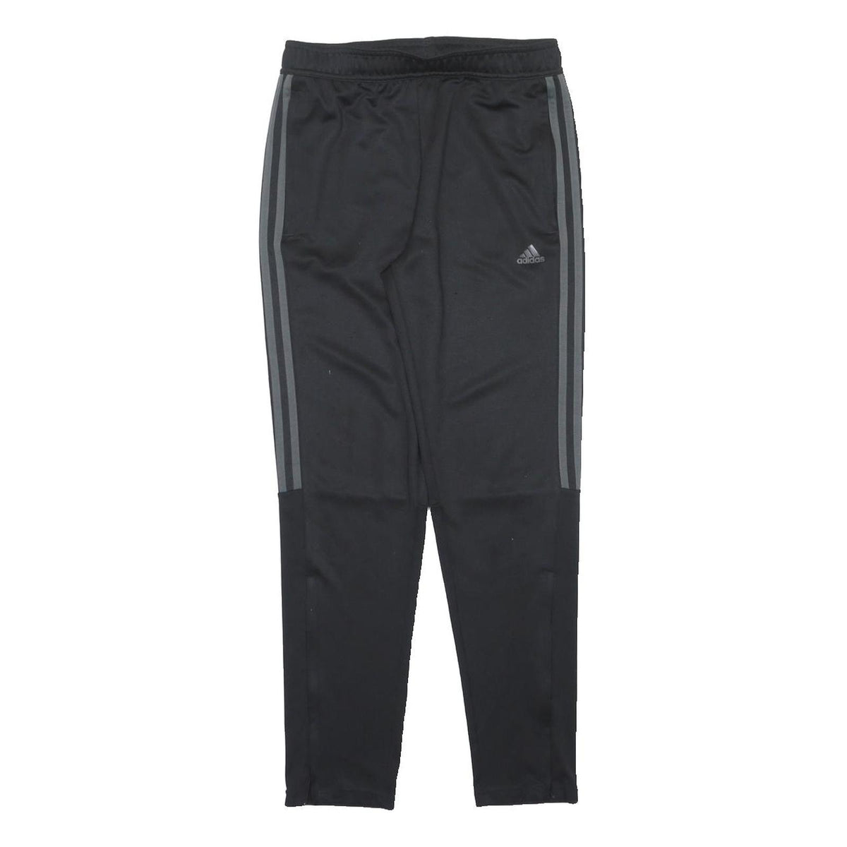 ADIDAS Boys Joggers Black & Grey Slim Tapered 13-14Y W28 L28 Comfortable