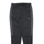ADIDAS Boys Joggers Black & Grey Slim Tapered 13-14Y W28 L28 Comfortable