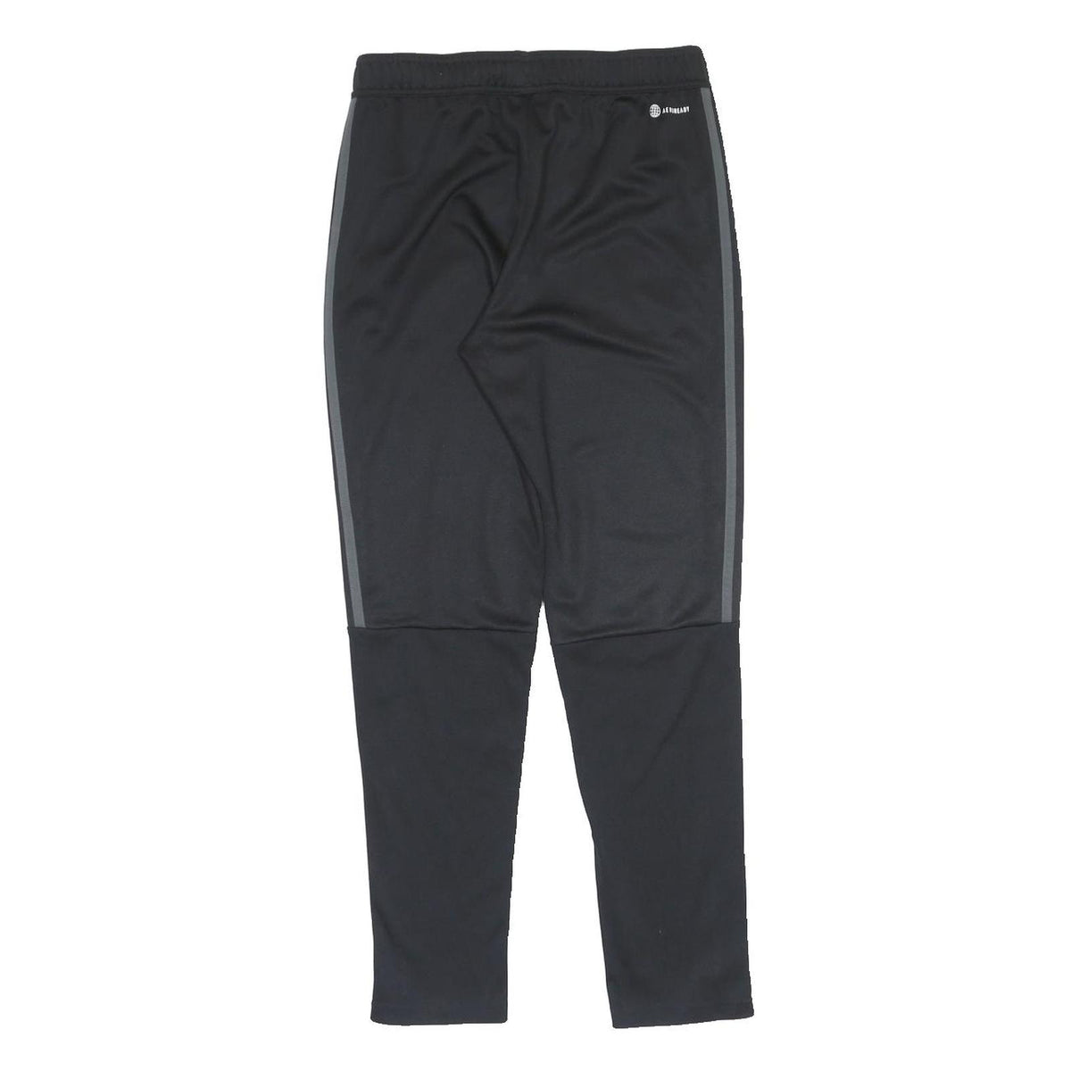 ADIDAS Boys Joggers Black & Grey Slim Tapered 13-14Y W28 L28 Comfortable