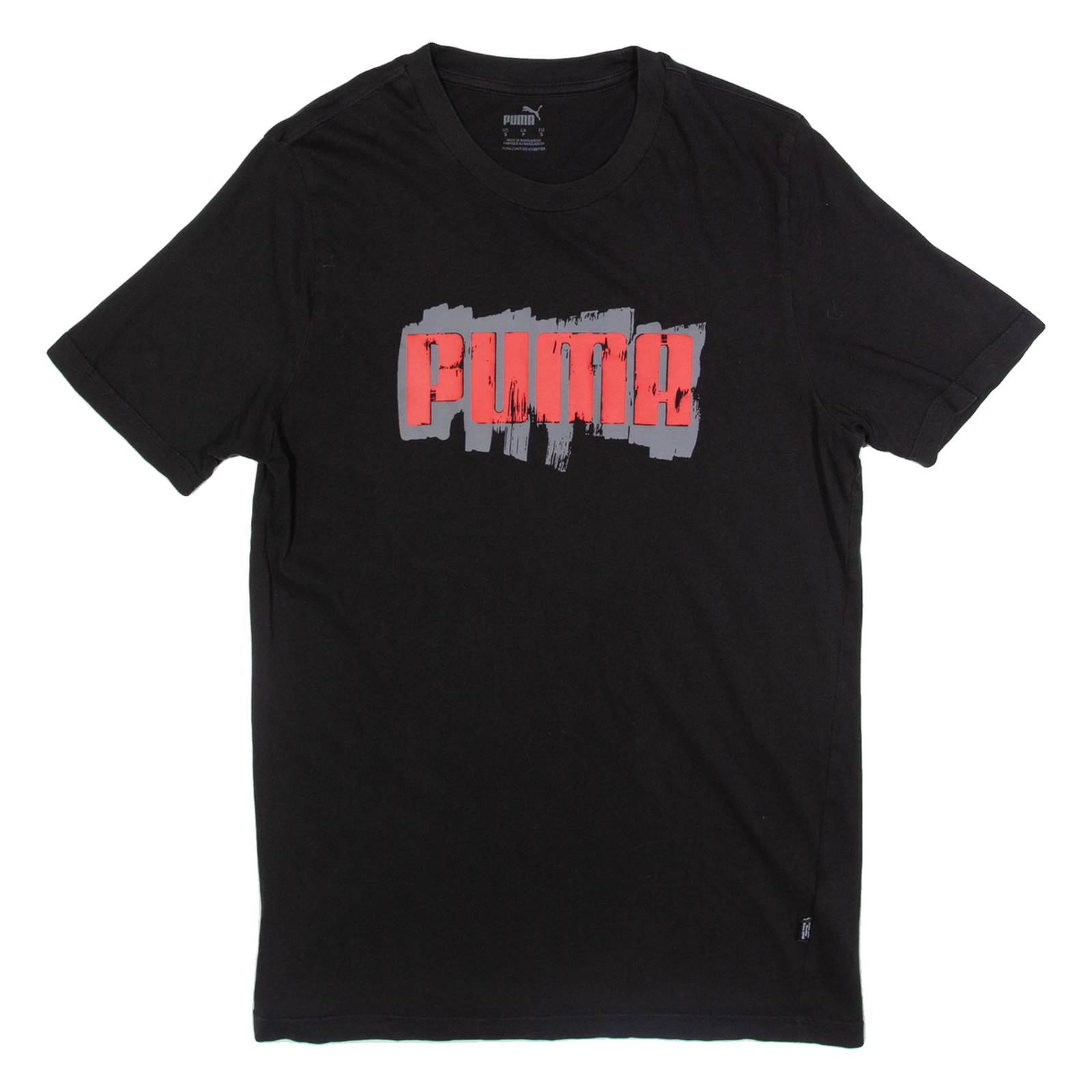 PUMA Mens T-Shirt Black S