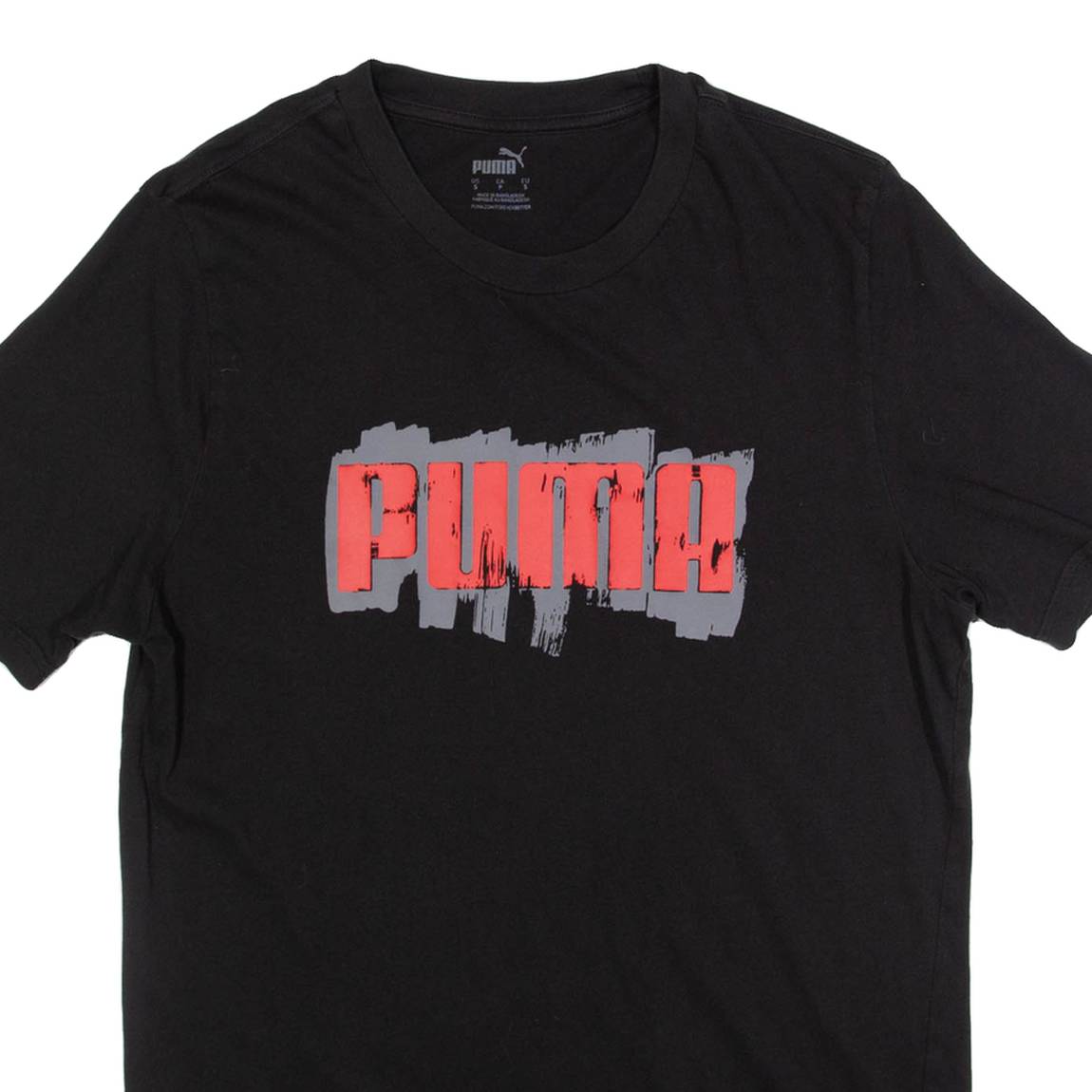 PUMA Mens T-Shirt Black S