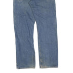 CARHARTT Mens Regular Fit Blue Denim Jeans W32 L32 Classic Straight Cotton Zip