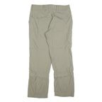 COLUMBIA Womens Regular Beige Zip Closure Trousers W34 L30 Outdoor Casual