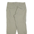 COLUMBIA Womens Regular Beige Zip Closure Trousers W34 L30 Outdoor Casual