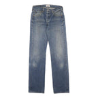 LEVI'S 501 Mens Jeans Blue Regular Straight Denim Medium W30 L34 Classic Button