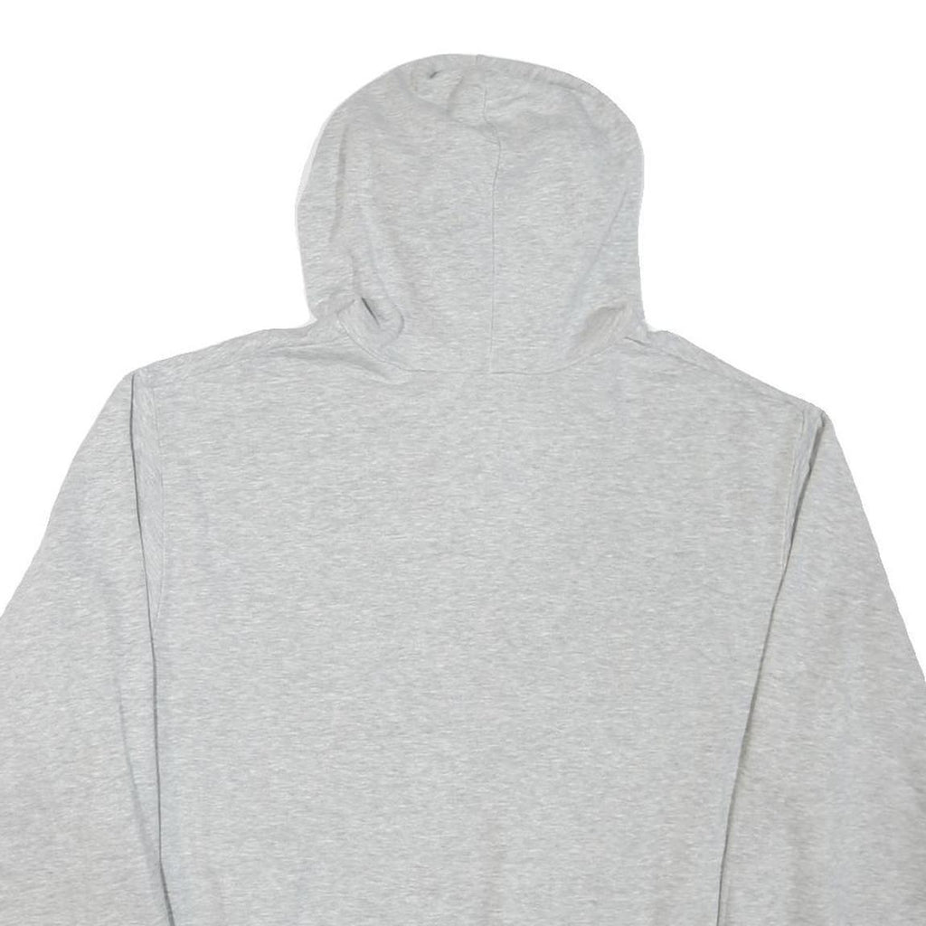 NIKE Mens Grey C Baseball Pullover Hoodie L Cotton Blend Casual Sportswear