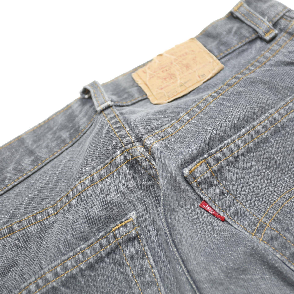 LEVI'S 901 Womens Regular Fit Straight Denim Light W26 L30 Button Cotton Jeans