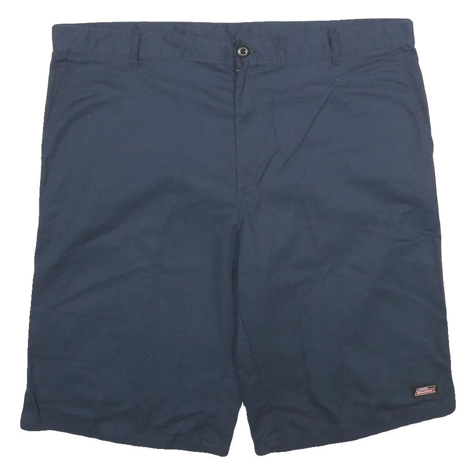 DICKIES Mens Shorts Navy Casual 2XL W42 Polyester Blend Workwear