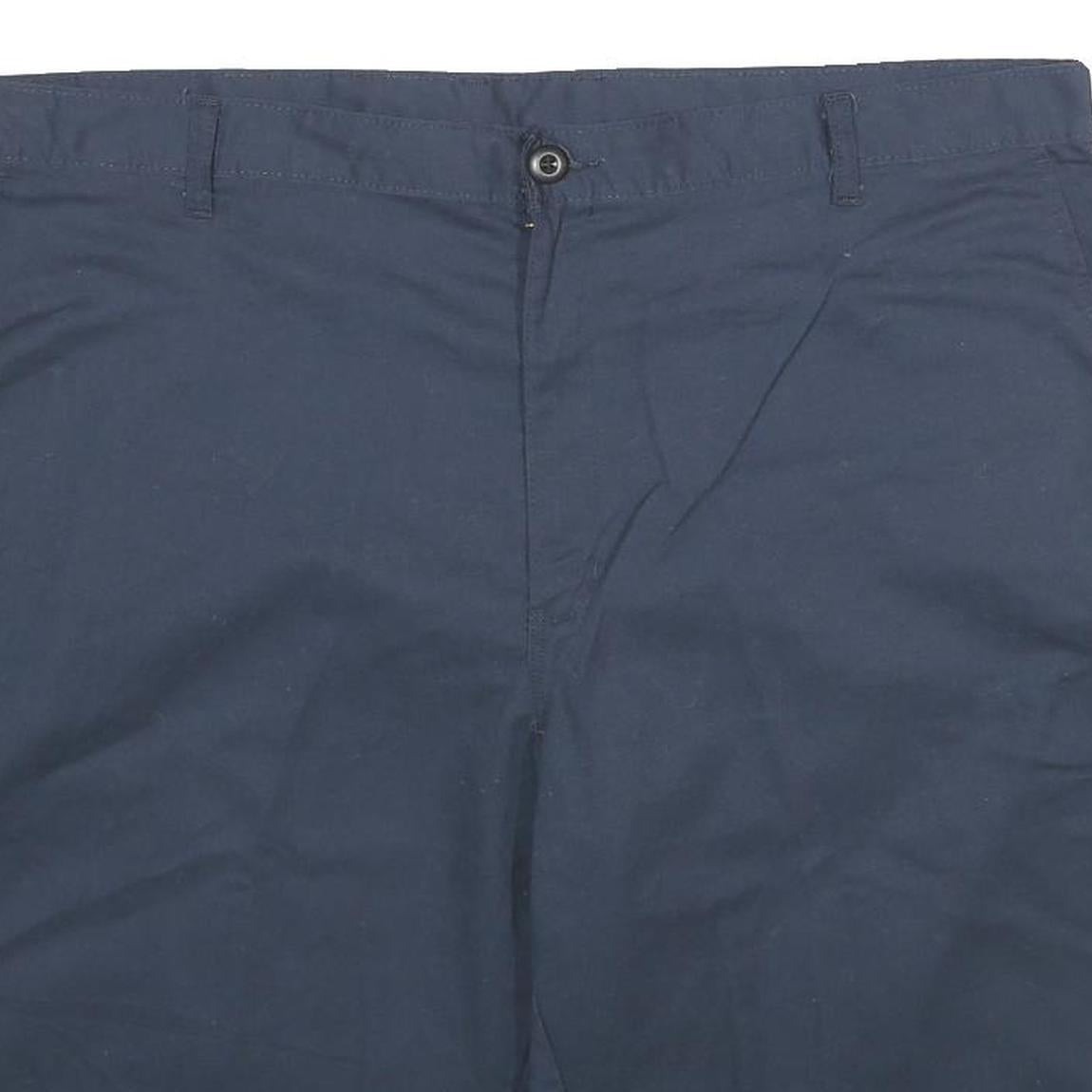 DICKIES Mens Shorts Navy Casual 2XL W42 Polyester Blend Workwear