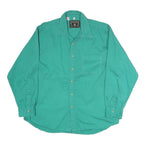 GENUINE Womens Green Shirt XL Cotton Long Sleeve Button Closure Casual Workwear