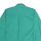 GENUINE Womens Green Shirt XL Cotton Long Sleeve Button Closure Casual Workwear