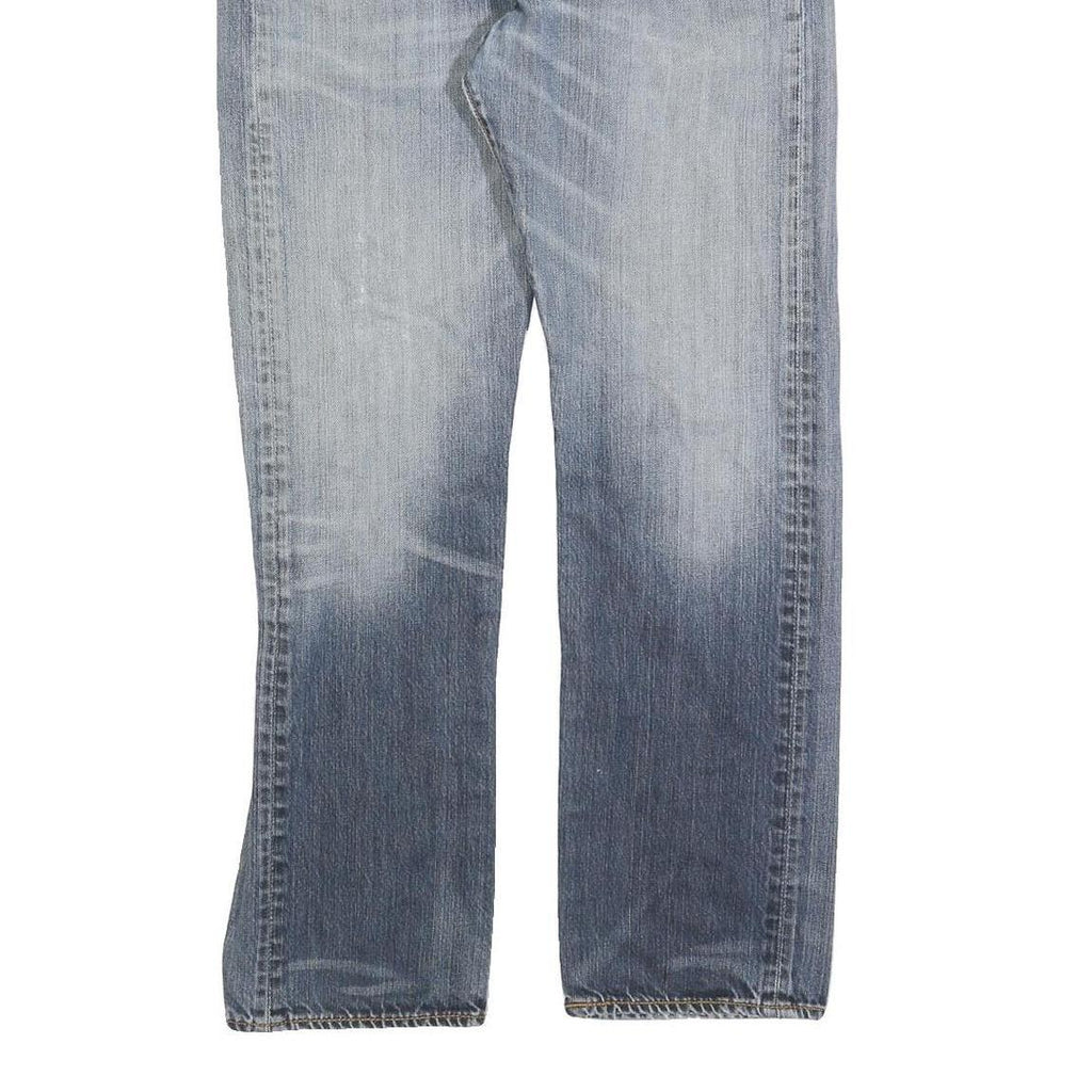 LEVI'S 501 Mens Jeans Blue Regular Straight Denim Medium W33 L29 Classic Button